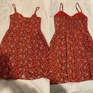 Red Sun Dress With Pockets